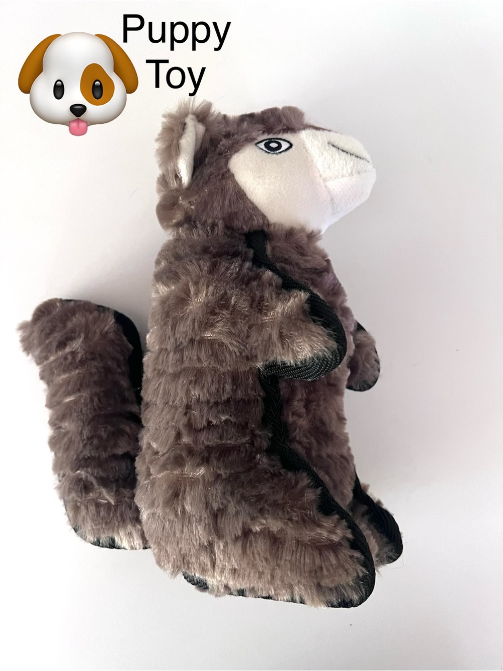 Plush Brown Puppy Toy Soft Stuffed Animal NWOT